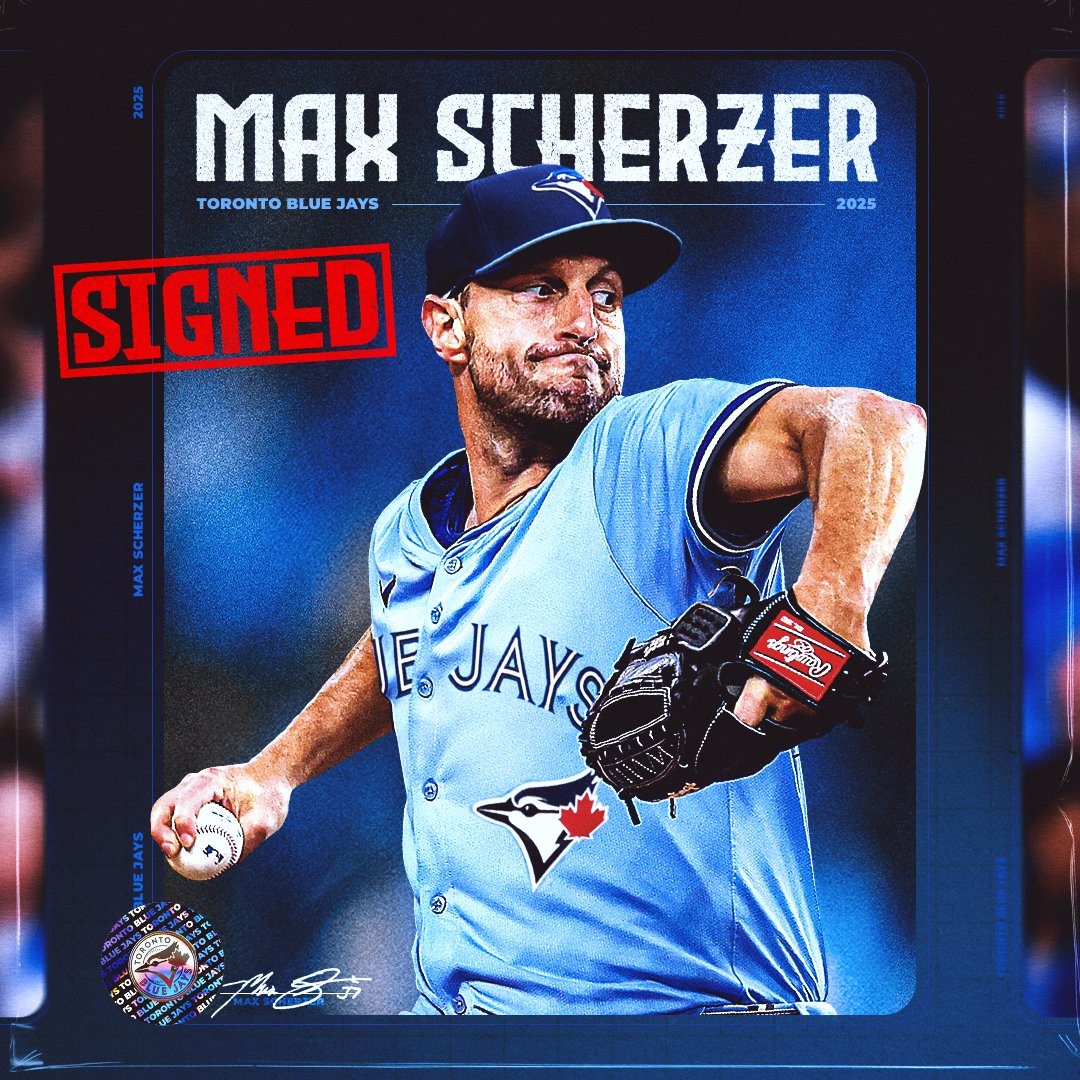 Toronto Blue Jays – Scherzer සමගවසරක ගිවිසුම්ගත වෙයි.