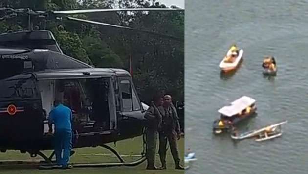 ගුවන් හමුදා හෙලිකොප්ටර්යක් මාදුරුඔයට කඩාවැටේ – 06ක් මරුට.