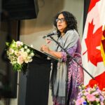 අගමැතිනිය කැනඩාවේ සංචාරයක.