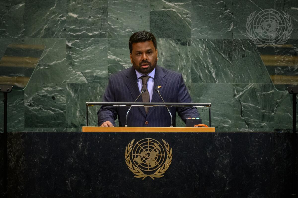 ‘මට මගේ රට ගැන අපේක්ෂාවේ සිහිනයක් තිබෙනවා‘එක්සත් ජාතීන්ගේ මහා මණ්ඩලය අමතමින් ඡනපති කියයි