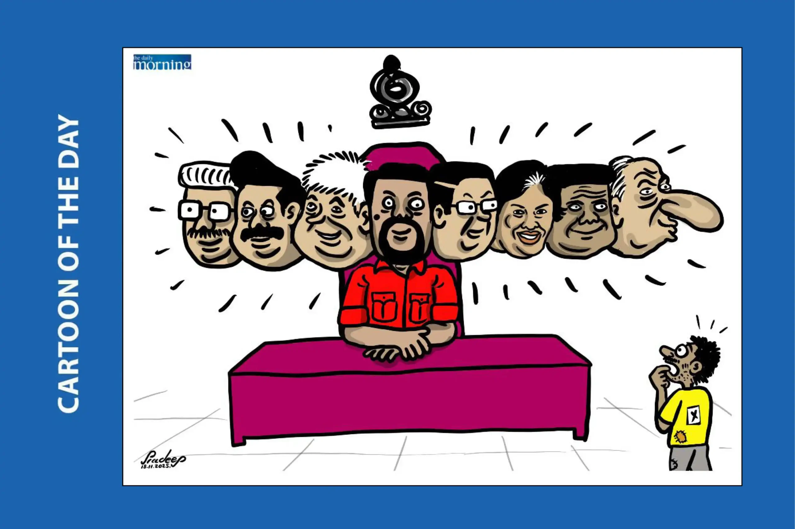 කාටූන් උපහාසය.